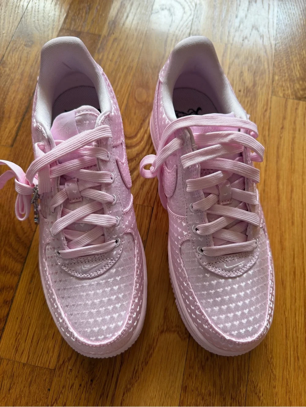 Nike Women’s Pink Lace-Up Sneakers